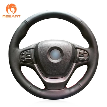 MEWANT Black Leather With Thread Hand Sew Wrap Car Steering Wheel Cover for BMW X3 F25 2010-2017 X4 F26 2014-2018
MEWANT Black Leather With Thread Hand Sew Wrap Car Steering Wheel Cover for BMW X3 F25 2010-2017 X4 F26 2014-2018