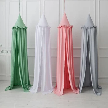 Baby Crib Netting Cotton Lace Flower Baby Bed Mosquito Net Round Dome Hanging Infant Bed Curtain Baby Room Decor Girl Bedding 
Baby Crib Netting Cotton Lace Flower Baby Bed Mosquito Net Round Dome Hanging Infant Bed Curtain Baby Room Decor Girl Bedding