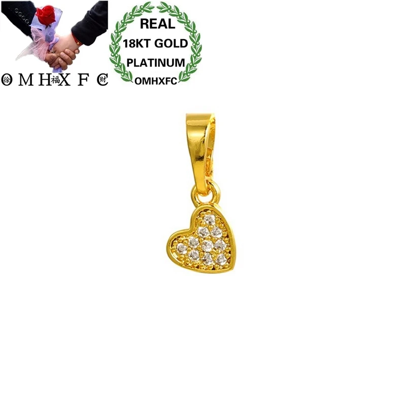 OMHXFC Wholesale European Fashion Woman Girl Bridal Party Birthday Wedding Gift Heart AAA Zircon 18KT Gold Pendant Charm EP11
OMHXFC Wholesale European Fashion Woman Girl Bridal Party Birthday Wedding Gift Heart AAA Zircon 18KT Gold Pendant Charm EP11