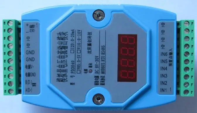 0-5V 10V, 0-20mA current and voltage generator analog output MODBUS isolation 485 communication
0-5V 10V, 0-20mA current and voltage generator analog output MODBUS isolation 485 communication