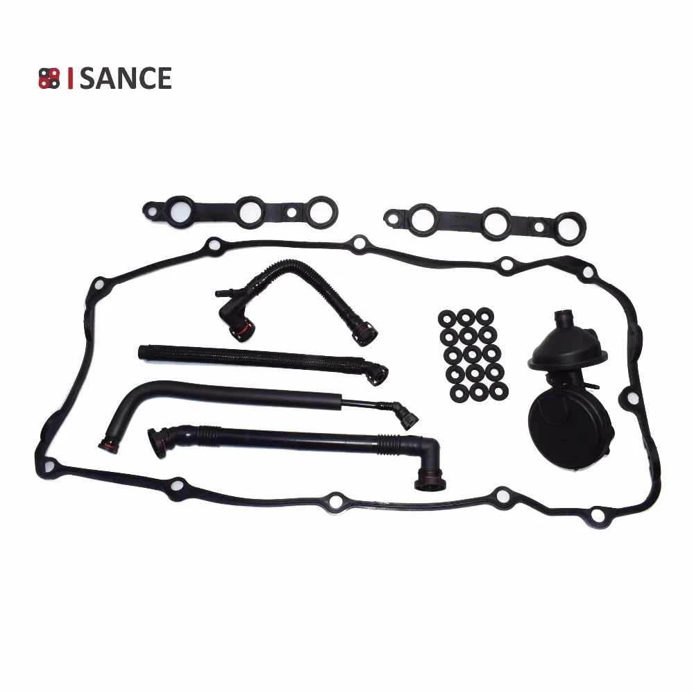 ISANCE PCV Oil Separator Breather Vent Valve Crankcase Hose & Engine Gaskets Set For BMW E46 323 325 328 330 525 528 X3 Z3 Z4
ISANCE PCV Oil Separator Breather Vent Valve Crankcase Hose & Engine Gaskets Set For BMW E46 323 325 328 330 525 528 X3 Z3 Z4