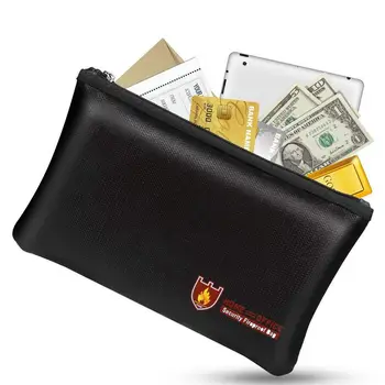 Fireproof Document Bags, Waterproof and Fireproof Bag with Fireproof Zipper for iPad, Money, Jewelry, Passport, Document Stora
Fireproof Document Bags, Waterproof and Fireproof Bag with Fireproof Zipper for iPad, Money, Jewelry, Passport, Document Stora