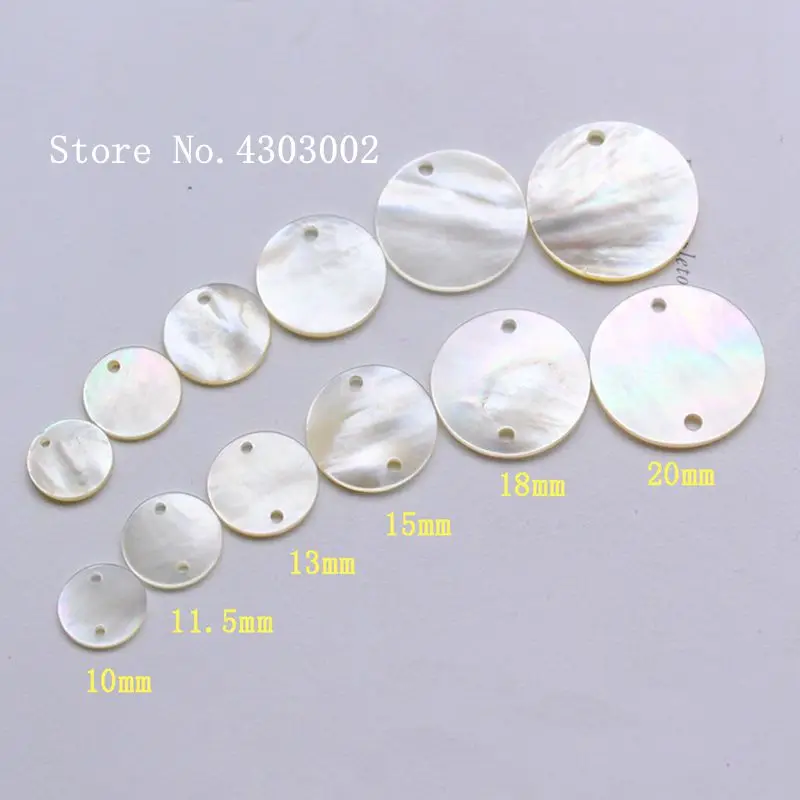 100pcs/lot 10mm -20mm Natural White Round Disks Mother of Pearl shell for DIY Jewelry Round Slice MOP Pearl shell
100pcs/lot 10mm -20mm Natural White Round Disks Mother of Pearl shell for DIY Jewelry Round Slice MOP Pearl shell