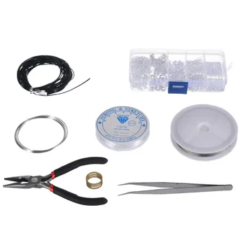 2019 Jewelry Findings Kit Jewelry Making Tools Jewelry Beading Making & Repair Tools Kit Pliers Silver Beads Wire Earring Hooks
2019 Jewelry Findings Kit Jewelry Making Tools Jewelry Beading Making & Repair Tools Kit Pliers Silver Beads Wire Earring Hooks