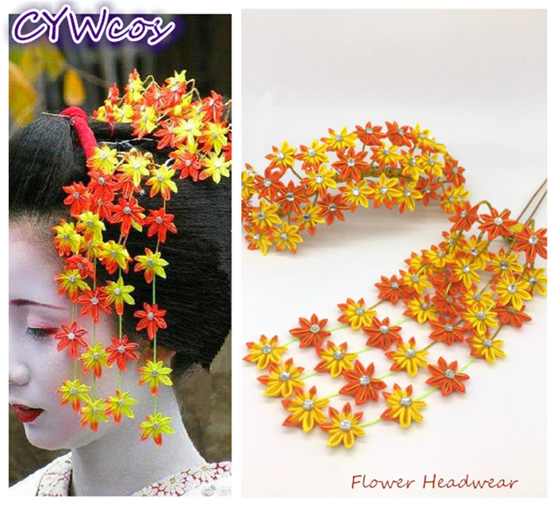 DIY Handmade Classic Maple Leaf Hairpin Japanese Kimono Flower Headwear Yukata Tassels Hair Accessories Headdress
DIY Handmade Classic Maple Leaf Hairpin Japanese Kimono Flower Headwear Yukata Tassels Hair Accessories Headdress