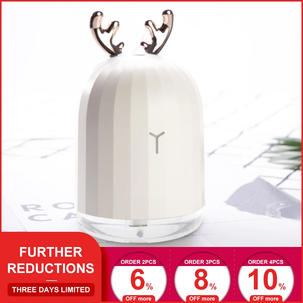 High Quality 220ML Ultrasonic Air Humidifier Aroma Essential Oil Diffuser for Home Car USB Fogger Mist Maker with LED Night Lamp
High Quality 220ML Ultrasonic Air Humidifier Aroma Essential Oil Diffuser for Home Car USB Fogger Mist Maker with LED Night Lamp