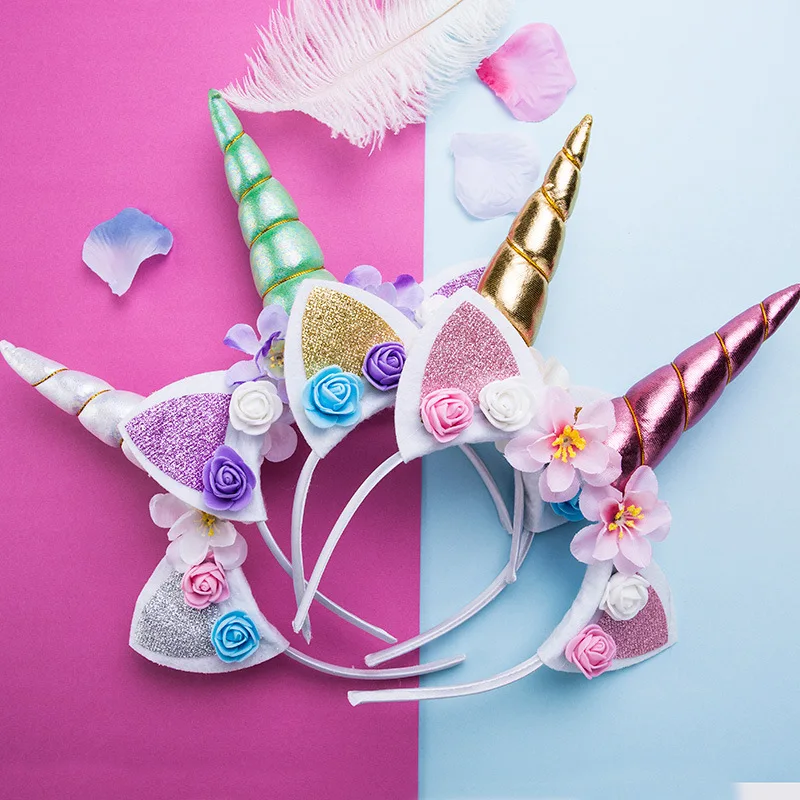 Lovely Unicorn Child Girls Headwear Kids Birthday Party Wear Cartoon Cute Babys Hairbands Halloween Party Props Children Gift
Lovely Unicorn Child Girls Headwear Kids Birthday Party Wear Cartoon Cute Babys Hairbands Halloween Party Props Children Gift