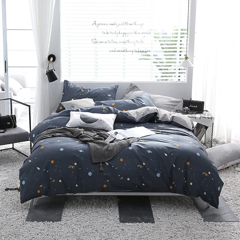 Bedding Set Fashion Fantasy Starry Sky Pattern 3/4pcs Family Set Include Bed Sheet Duvet Cover Pillowcase Boy Room Flat Sheet
Bedding Set Fashion Fantasy Starry Sky Pattern 3/4pcs Family Set Include Bed Sheet Duvet Cover Pillowcase Boy Room Flat Sheet