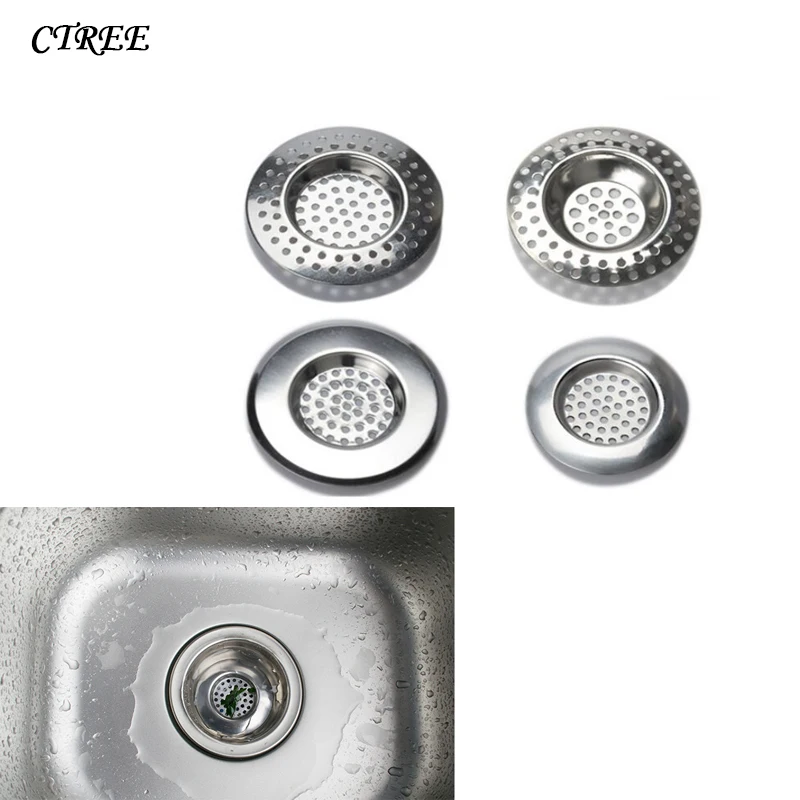 CTREE 1Pcs Home Stainless Steel Sewer Filter Mesh Sink Strainer Kitchen/Bathroom Appliances/Waste Stopper Prevent Clogging C58
CTREE 1Pcs Home Stainless Steel Sewer Filter Mesh Sink Strainer Kitchen/Bathroom Appliances/Waste Stopper Prevent Clogging C58
