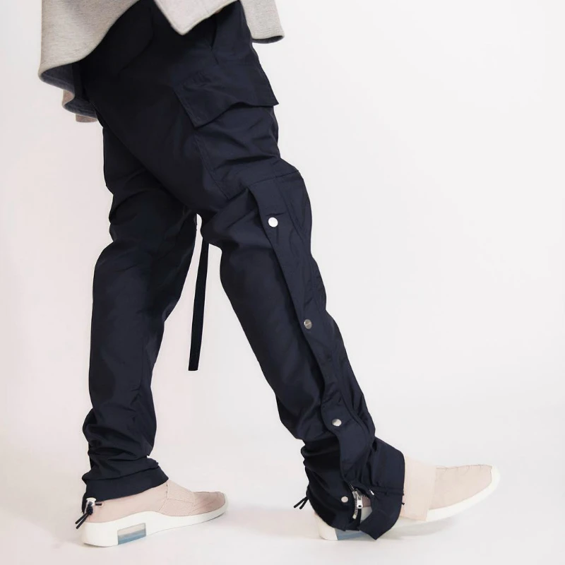 19SS Latest TOP High Street japan Hip-hop fog style Men Side Snap Zipper Cargo Pants Leisure Trousers 1:1 Waistband Streetwear
19SS Latest TOP High Street japan Hip-hop fog style Men Side Snap Zipper Cargo Pants Leisure Trousers 1:1 Waistband Streetwear