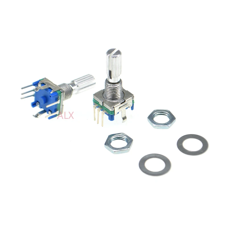 5PCS EC11 360 Degree Rotary Encoder with switch Audio Digital Potentiometer Handle Long 20MM 5PIN push button Coding SWITCH knob
5PCS EC11 360 Degree Rotary Encoder with switch Audio Digital Potentiometer Handle Long 20MM 5PIN push button Coding SWITCH knob