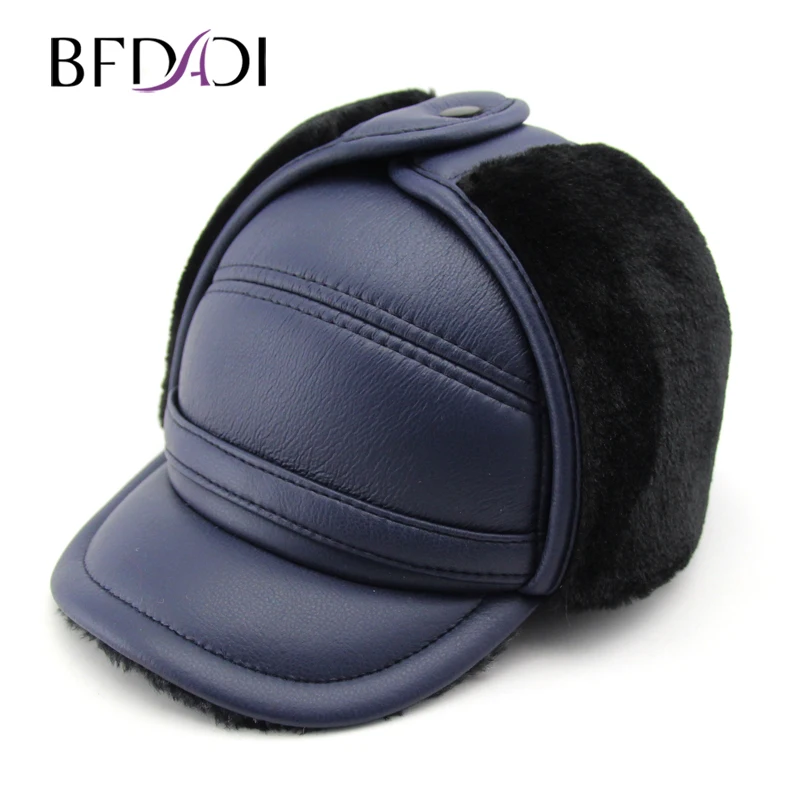 BFDADI 2019 Selling Winter Hat Ear Protector Cap 3 Colors Bomber Hats for Men Windproof Russian Man Hats Warm Hat Big Size 61cm
BFDADI 2019 Selling Winter Hat Ear Protector Cap 3 Colors Bomber Hats for Men Windproof Russian Man Hats Warm Hat Big Size 61cm