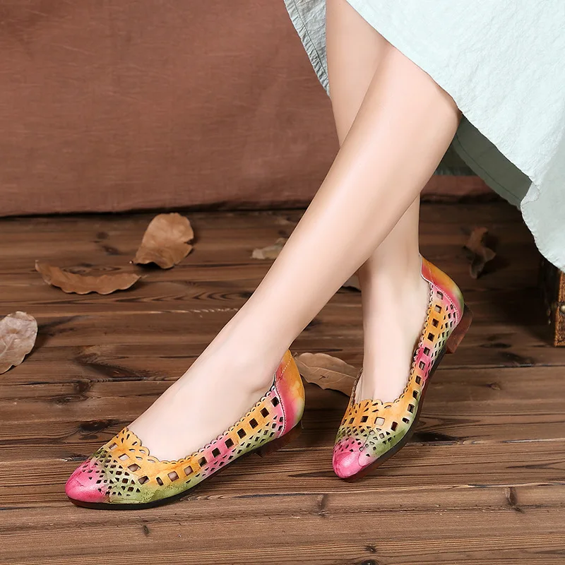 GYKZ Spring Summer Women's Shoes Genuine Leather Hollow Handmade National Design Women's Sandals
GYKZ Spring Summer Women's Shoes Genuine Leather Hollow Handmade National Design Women's Sandals