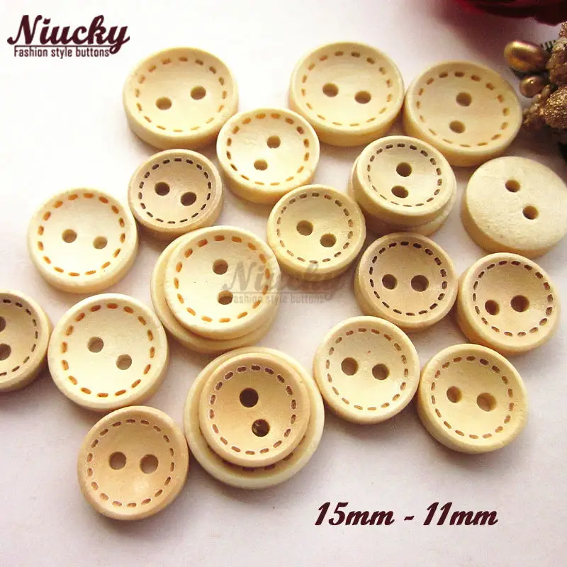Niucky 15mm / 13mm / 11mm dotted line bowl wooden buttons for craft scrapbook sewing wood decorative accessories W0101-011w
Niucky 15mm / 13mm / 11mm dotted line bowl wooden buttons for craft scrapbook sewing wood decorative accessories W0101-011w