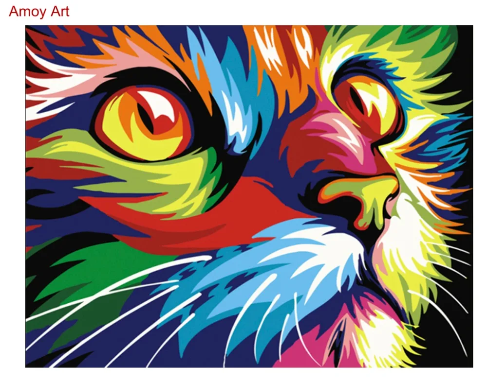 framed diy oil painting by numbers Animal Colorful Cat Hand Painted Creative Picture coloring by numbers canvas painting frames
framed diy oil painting by numbers Animal Colorful Cat Hand Painted Creative Picture coloring by numbers canvas painting frames