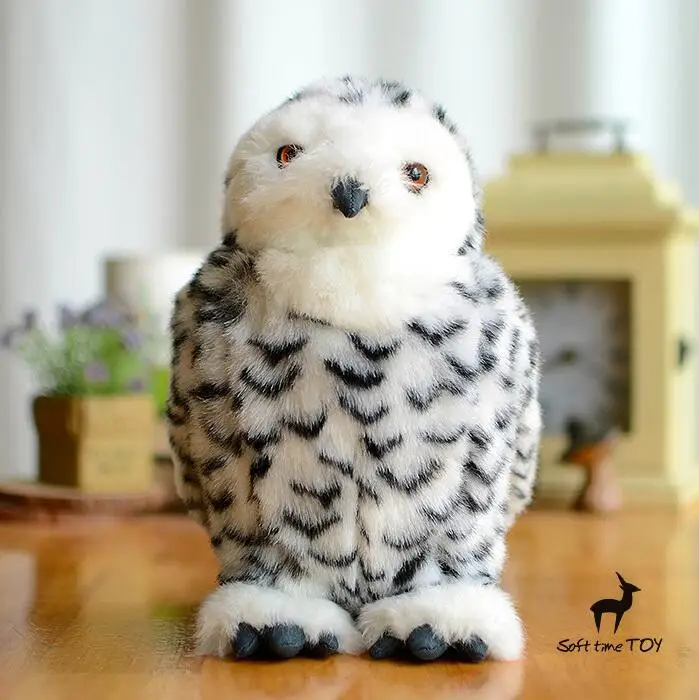 Image Children S Toys Home Decoration Snowy Owl Doll Simulation Animals Doll Plush Big Toy