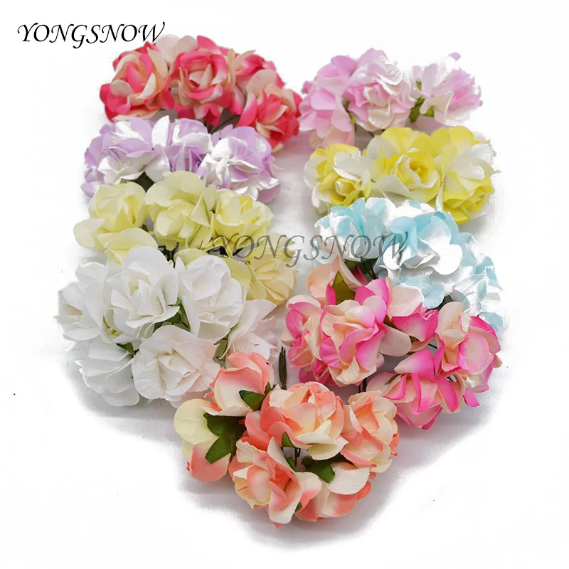 72Pcs 35mm Artificial Paper Rose Flower Bouquet Wedding Decoration DIY Wreath Gift Craft Simulation Fake Flowers Handmade 8DA012
72Pcs 35mm Artificial Paper Rose Flower Bouquet Wedding Decoration DIY Wreath Gift Craft Simulation Fake Flowers Handmade 8DA012