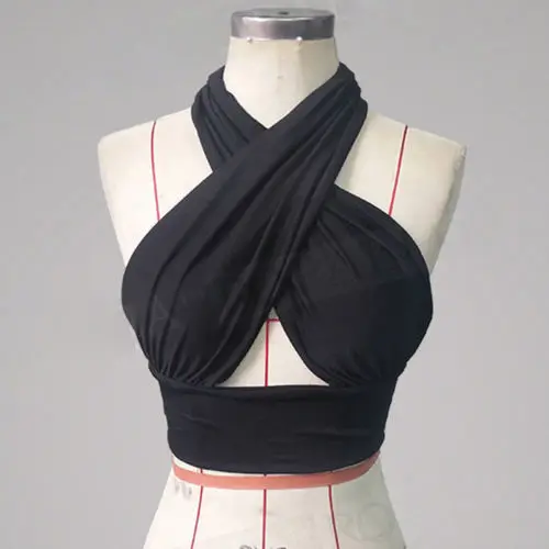 Women Sexy Backless Shirt Tank Top Bra Tops Halterneck Black Cross Strapless Stretch Slim Tops Ladies Clothing
Women Sexy Backless Shirt Tank Top Bra Tops Halterneck Black Cross Strapless Stretch Slim Tops Ladies Clothing