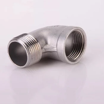 3/4" BSP Female x 1/2" BSP Male Thread 304 Stainless Steel 90 Degree Elbow Pipe Fitting Connector For Water Oil Air
3/4" BSP Female x 1/2" BSP Male Thread 304 Stainless Steel 90 Degree Elbow Pipe Fitting Connector For Water Oil Air