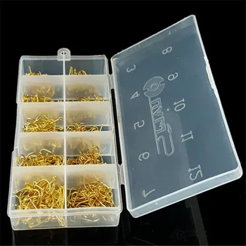 500pcs 13 Sizes 3# -12# Carbon Steel Fishing Jig Hooks Silver Carp Tackle Box Fish Jig Barbed Fishing Hook Set Accessories
500pcs 13 Sizes 3# -12# Carbon Steel Fishing Jig Hooks Silver Carp Tackle Box Fish Jig Barbed Fishing Hook Set Accessories