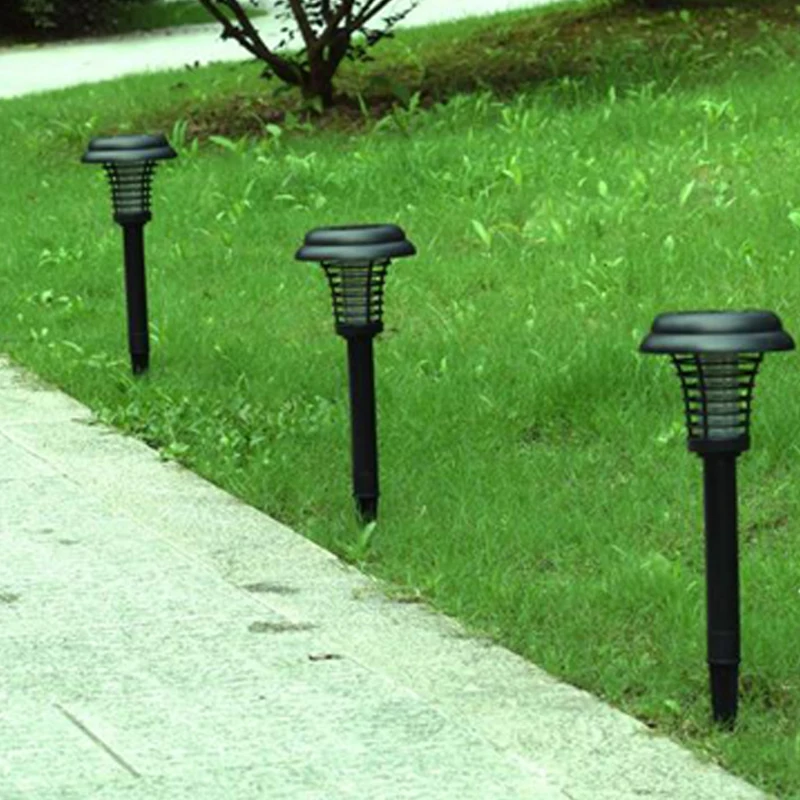 Solar Light Mosquito Killer LED Solar Lamp Waterproof Outdoor Garden Yard Lawn Walkway Lamps Bug Insect Light Black Killing Pest (2)