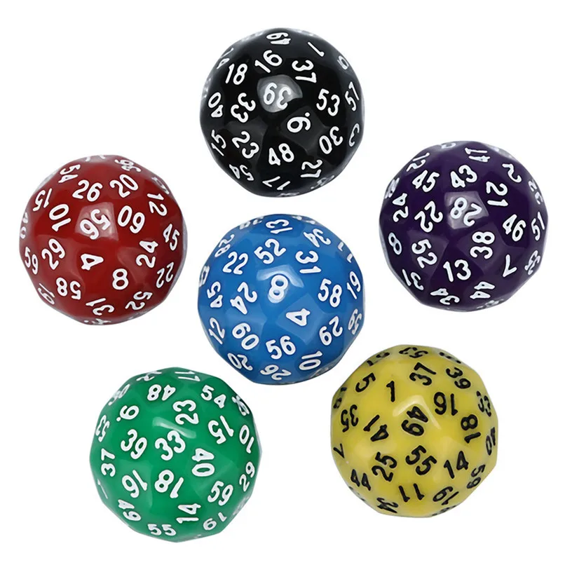 1Pcs 60 face Dice For Game Dungeons & Dragons Polyhedral D60 Multi Sided Acrylic Dice gift for TRPG game lovers #2N23
1Pcs 60 face Dice For Game Dungeons & Dragons Polyhedral D60 Multi Sided Acrylic Dice gift for TRPG game lovers #2N23