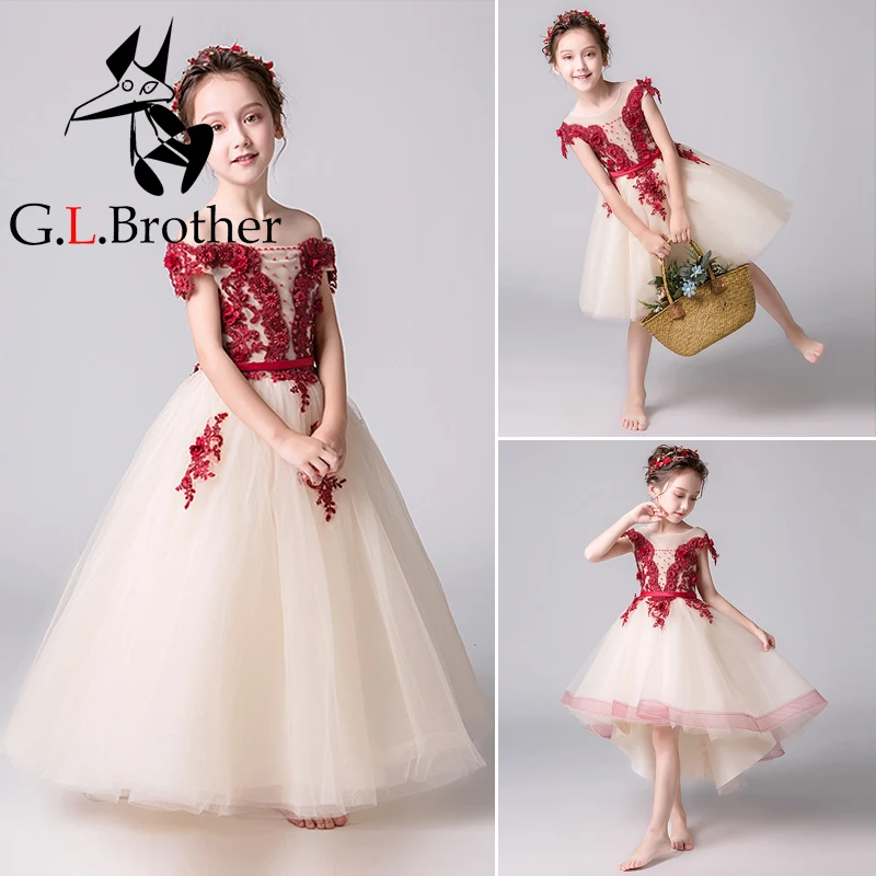 5 Styles Appliques Flower Girl Dresses For Wedding Ball Gown Holy Communion Dress Birthday Party Gowns Kids Pageant Dress B199
5 Styles Appliques Flower Girl Dresses For Wedding Ball Gown Holy Communion Dress Birthday Party Gowns Kids Pageant Dress B199