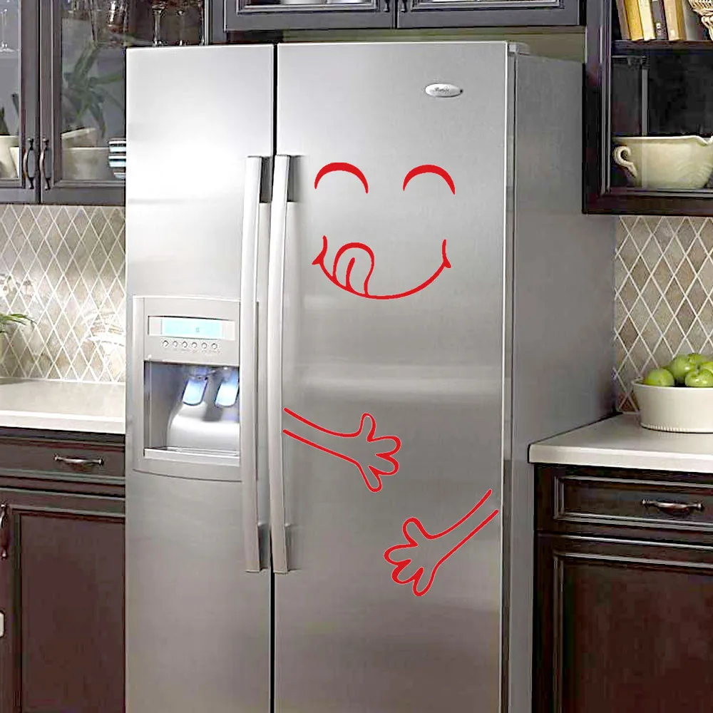 2018 Cute Sticker Fridge Happy Delicious Face Kitchen Fridge Wall Stickers Art grey blue pink red White #25
2018 Cute Sticker Fridge Happy Delicious Face Kitchen Fridge Wall Stickers Art grey blue pink red White #25