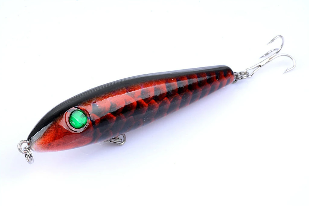 1Pcs 9.5cm/11.6g Top-Water Pencil Lures Color Painting Artificial Hard Fishing Baits With 6# Treble Hook Wobblers For Fishing
1Pcs 9.5cm/11.6g Top-Water Pencil Lures Color Painting Artificial Hard Fishing Baits With 6# Treble Hook Wobblers For Fishing