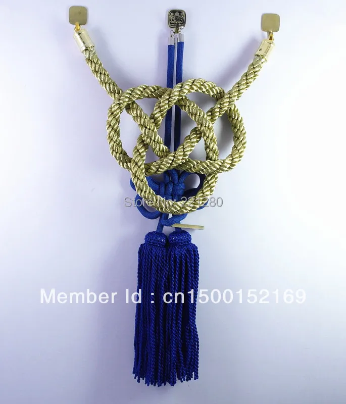 ONE SET JP JUNCTION PRODUCE CAR GOLDEN KIN TSUNA ROPE & BLUE FUSA KIKU KNOTS FOR CAR REARVIEW MIRROR
ONE SET JP JUNCTION PRODUCE CAR GOLDEN KIN TSUNA ROPE & BLUE FUSA KIKU KNOTS FOR CAR REARVIEW MIRROR