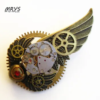 steampunk gothic punk wings heart watch movements parts gears brooch pins badge men women girls s christmas party
steampunk gothic punk wings heart watch movements parts gears brooch pins badge men women girls s christmas party