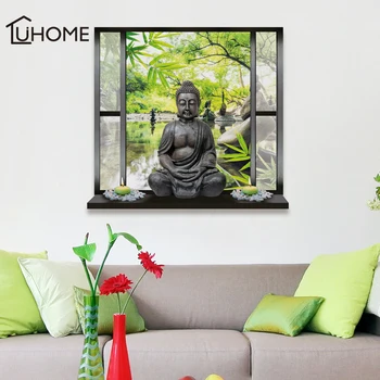1PC 3D Window Removable Buddha Landscape Home Bedroom PVC Wall Stickers Art Living Room Decoration
1PC 3D Window Removable Buddha Landscape Home Bedroom PVC Wall Stickers Art Living Room Decoration