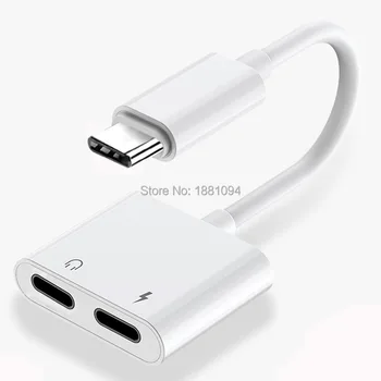 50pcs 2 in 1 Dual Type-C Digital Audio Splitter Adapter Music Converter Connector For Smartphone Fast Charger Audio Cable Conver
50pcs 2 in 1 Dual Type-C Digital Audio Splitter Adapter Music Converter Connector For Smartphone Fast Charger Audio Cable Conver