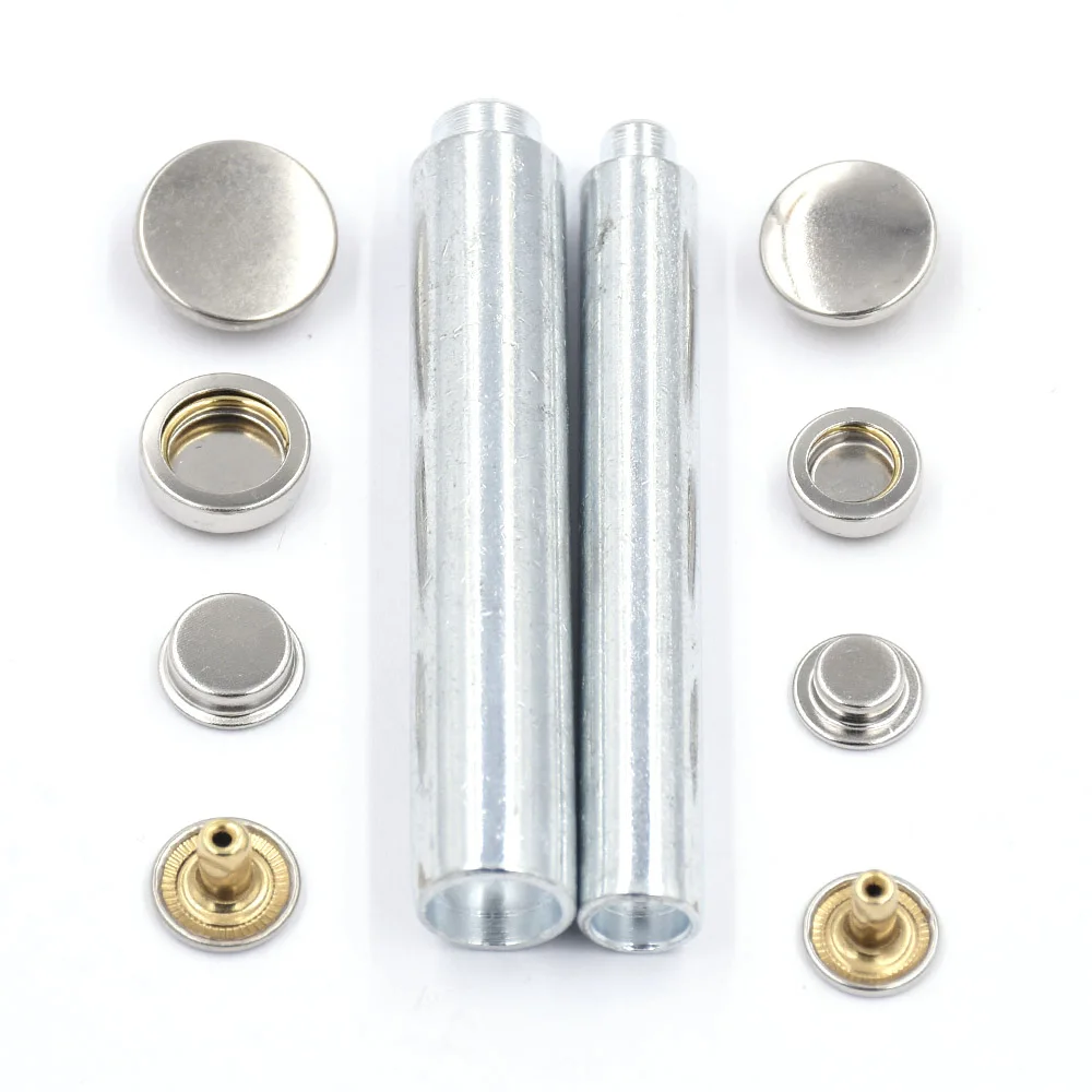 10 sets of metal copper snap buttons + manual installation tools,Down button, high-grade metal snap.DIY accessories.
10 sets of metal copper snap buttons + manual installation tools,Down button, high-grade metal snap.DIY accessories.