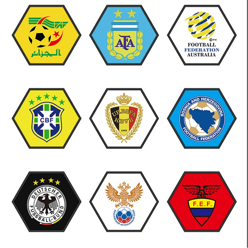 The World cup Football Team Emblem Hexagonal Paintings Restaurant Decoration Painting Bar Backdrop Wall Decoration
The World cup Football Team Emblem Hexagonal Paintings Restaurant Decoration Painting Bar Backdrop Wall Decoration