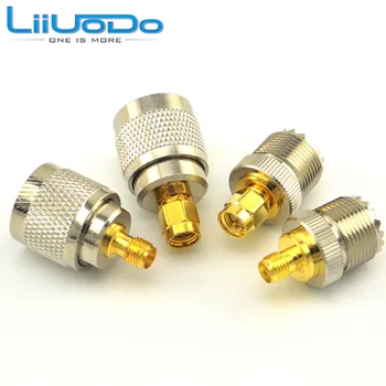 SMA-UHF RF Connectors Kit SMA to UHF L259 SO239 4 Type Set SMA Jack/Plug to UHF Nickel Gold Plated Test converter
SMA-UHF RF Connectors Kit SMA to UHF L259 SO239 4 Type Set SMA Jack/Plug to UHF Nickel Gold Plated Test converter