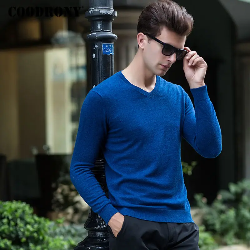 COODRONY Mens Sweaters 2018 Autumn Winter Thick Warm Cashmere Sweater Men Merino Wool Pullover Men Solid Color V-Neck Pull Homme
COODRONY Mens Sweaters 2018 Autumn Winter Thick Warm Cashmere Sweater Men Merino Wool Pullover Men Solid Color V-Neck Pull Homme