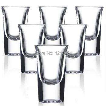 6pcs/Lot 30ml glass Free shipping New Large base liquor cup Little white crystal glass Glass wine cup bullets
6pcs/Lot 30ml glass Free shipping New Large base liquor cup Little white crystal glass Glass wine cup bullets