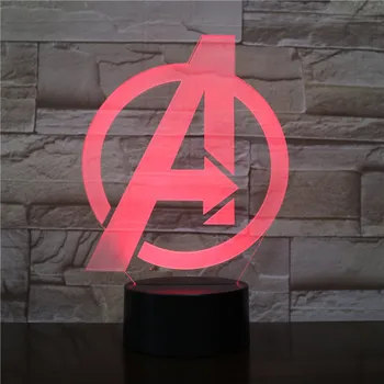 Marvel Figure Projection Lamp Remote Control 3D Table Lamp Avengers Party Decoration Night Light
Marvel Figure Projection Lamp Remote Control 3D Table Lamp Avengers Party Decoration Night Light