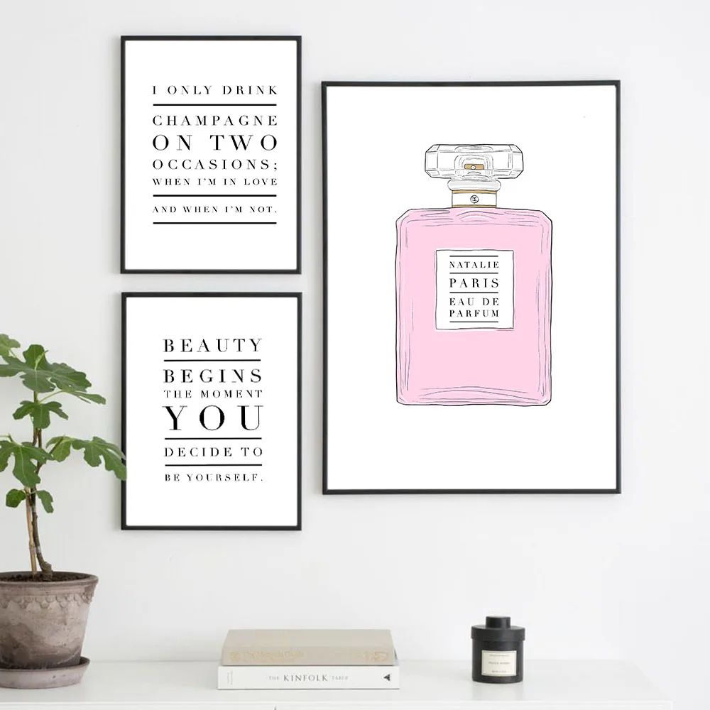 Posters Prints Nordic Minimalist Black And White Inspire Motivational Quotes Perfume Wall Art Picture Home Decor Canvas Painting
Posters Prints Nordic Minimalist Black And White Inspire Motivational Quotes Perfume Wall Art Picture Home Decor Canvas Painting