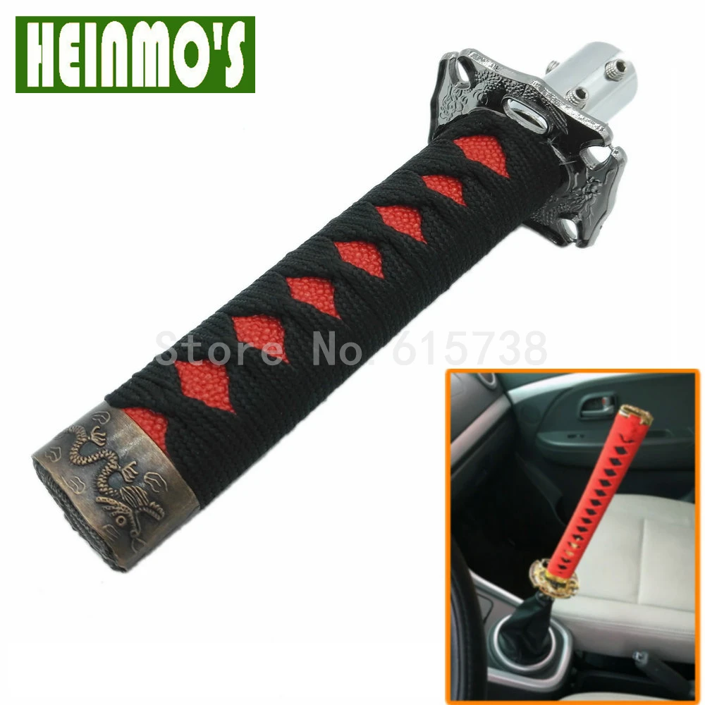 Black Red JDM Katana Shift Knob Car Samurai Sword Shift Gear Knob 150mm W/ Adapters Fits Most Cars for camry 07 08 09
Black Red JDM Katana Shift Knob Car Samurai Sword Shift Gear Knob 150mm W/ Adapters Fits Most Cars for camry 07 08 09