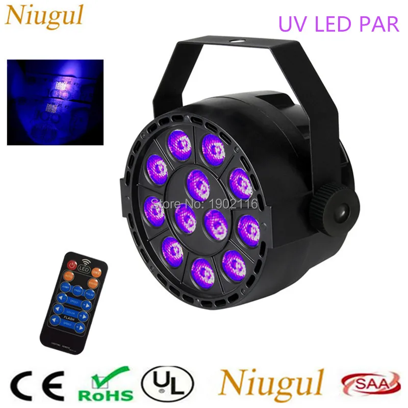 With Remote Control 36W UV LED Stage Light Ultraviolet LED Par Light For Stage KTV Party Pub Club Disco DMX512 Purple LED Lamp
With Remote Control 36W UV LED Stage Light Ultraviolet LED Par Light For Stage KTV Party Pub Club Disco DMX512 Purple LED Lamp