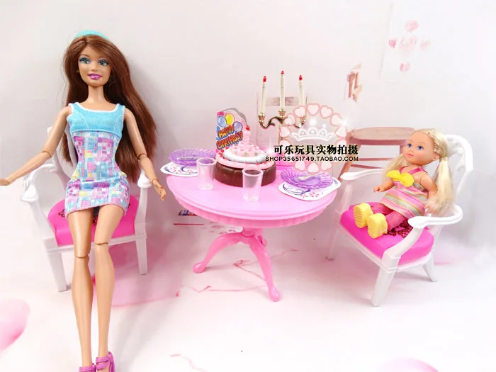 Party time Play Set for barbie house doll furniture 1/6 bjd table suit accessories casa princesa boneco evi cute baby toys gift
Party time Play Set for barbie house doll furniture 1/6 bjd table suit accessories casa princesa boneco evi cute baby toys gift