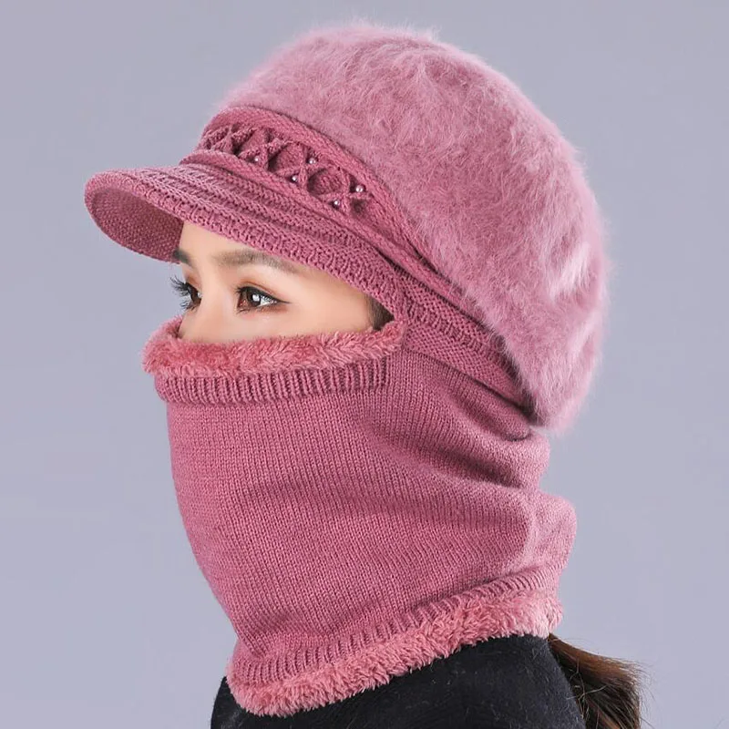 SUOGRY Winter New Women Winter Hat And Scarf Knitted Hats Hats for Women Rabbit Animal Fur Cap Ladies Fashion Skullies
SUOGRY Winter New Women Winter Hat And Scarf Knitted Hats Hats for Women Rabbit Animal Fur Cap Ladies Fashion Skullies