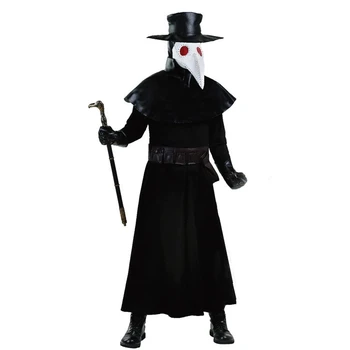 2019 New Halloween COS Plague Doctor Costume Anime Darkest Dungeon Hero Costume Raven Mouth Doctor Stage Show Costume
2019 New Halloween COS Plague Doctor Costume Anime Darkest Dungeon Hero Costume Raven Mouth Doctor Stage Show Costume