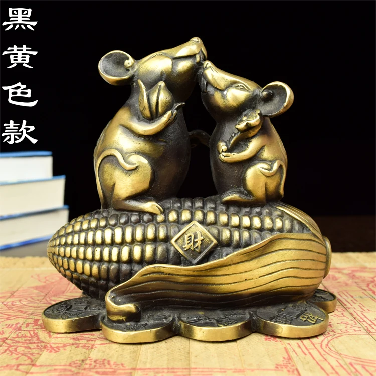 Lucky fortune in copper in wedding gift crafts on rat fortune in Bronze Brass Antique Bronze
Lucky fortune in copper in wedding gift crafts on rat fortune in Bronze Brass Antique Bronze
