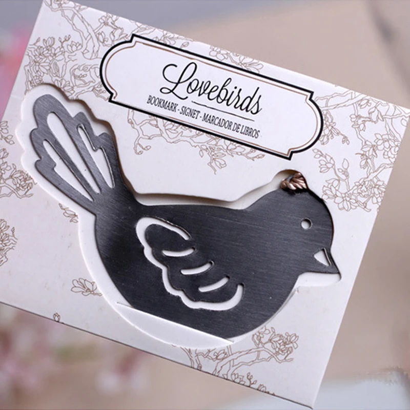 (50 pieces/lot) Wedding Gifts To Guests Love Bird Bookmarks Marriage Engagement Anniversary Party Giveaway Souvenirs BK024
(50 pieces/lot) Wedding Gifts To Guests Love Bird Bookmarks Marriage Engagement Anniversary Party Giveaway Souvenirs BK024