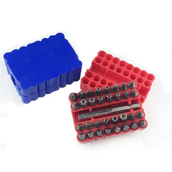 33Pcs Security Tamper Proof Torx Bit Spanner Star Hex Holder Rod Multifunctional Screwdriver Set
33Pcs Security Tamper Proof Torx Bit Spanner Star Hex Holder Rod Multifunctional Screwdriver Set