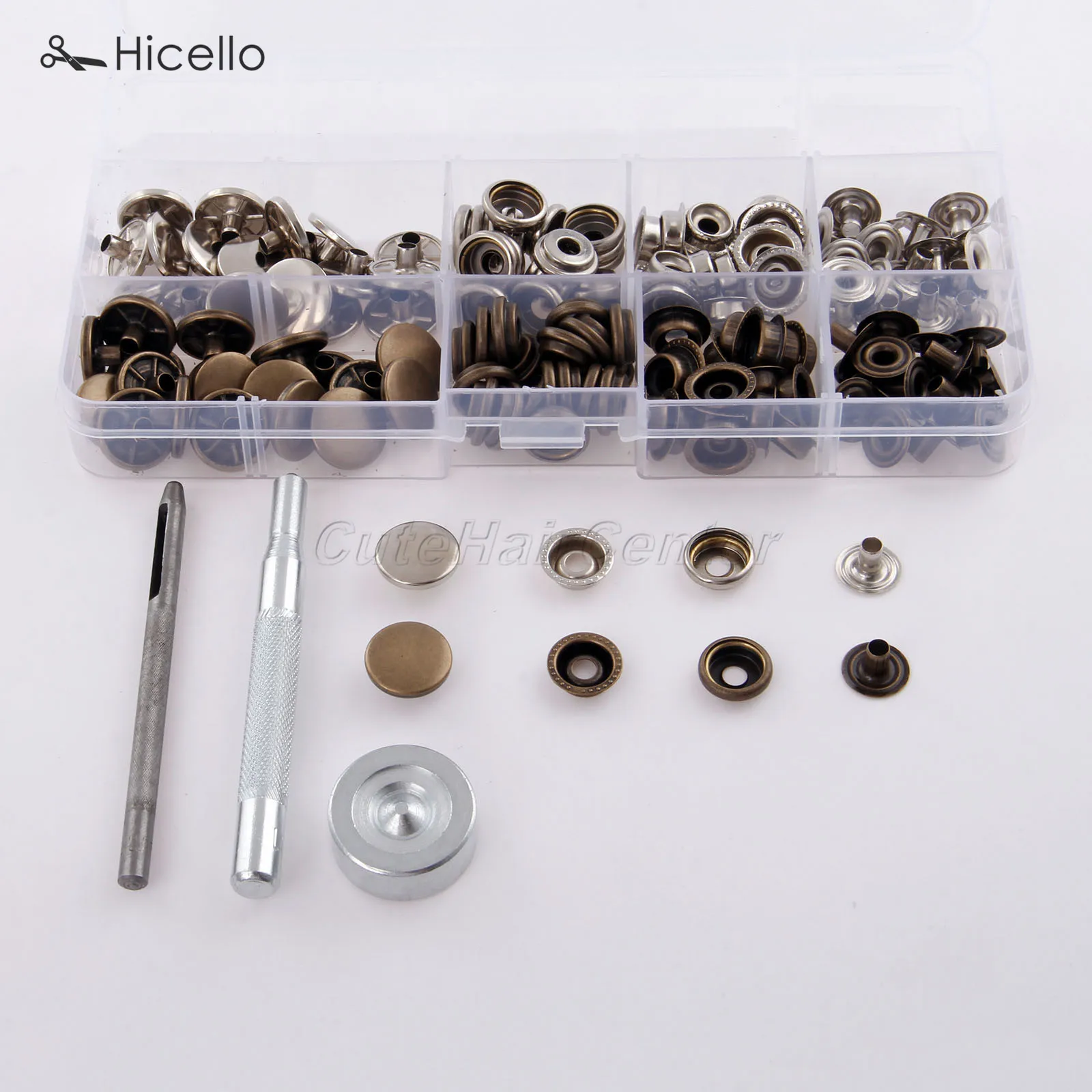 Anillo abierto de metal sujetador de encaje a presión prensa tachuelas Die /& Green Máquina Prensa De Mano