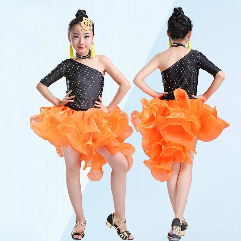 Фото Детские кружевные профессиональные латинские платья для конкурса бальных